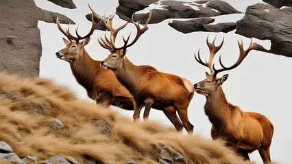 Fotobehang antelope in the wild © Photographybd60