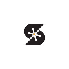 S star logo design illustration vector template