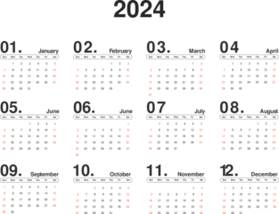 calendar for 2024 png