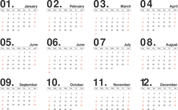 calendar for 2024 png