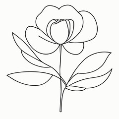 Obraz premium flower logo