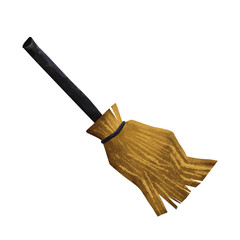 Witch’s broom, Halloween 