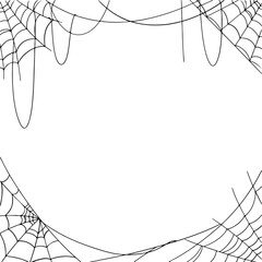 Scary Silhouette Halloween Frame Background