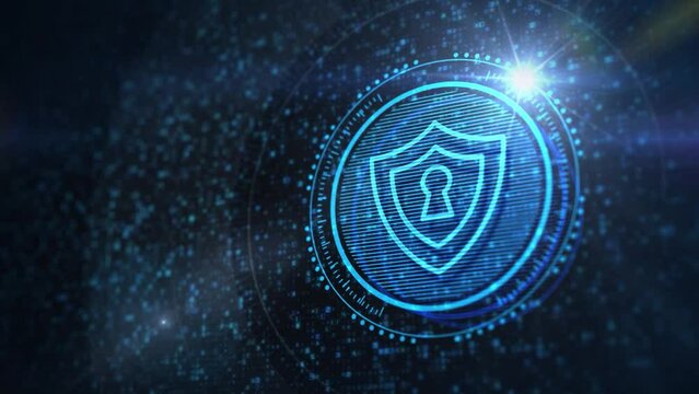Cyber security data protection business technology privacy concept.