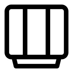 cabinet line icon