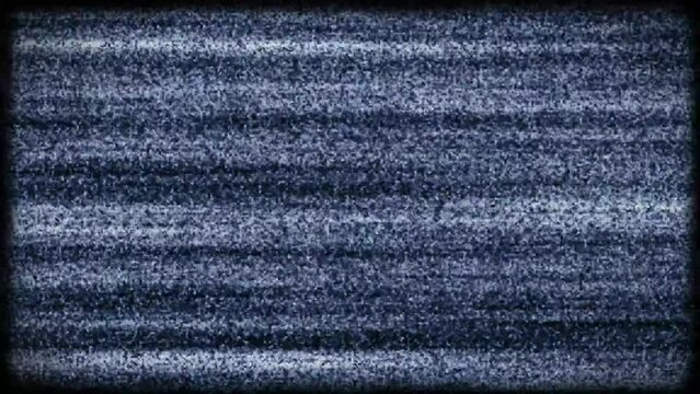 Old vintage tv vhs noise, video effect