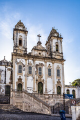 Fototapeta na wymiar Ordem Terceira Nossa Senhora Our Lady do Carmo church in Salvador da Bahia in Brazil