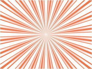 マンガや背景に使えるインパクトのある効果線_レッド