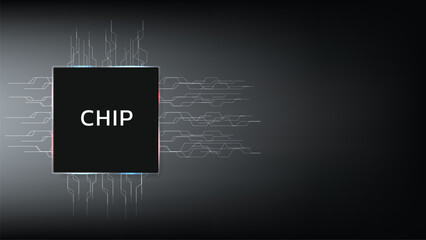 chipset background vector