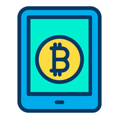 Lineal color Real estate Mobile icon