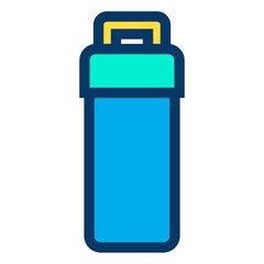Lineal color Water Bottle icon