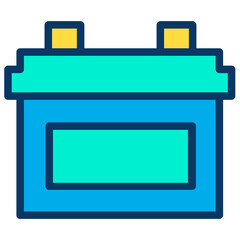 Lineal color Battery icon