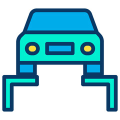 Lineal color Lift icon