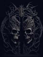 Creepy Cemetery gate