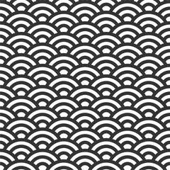 Fototapeta premium Seamless geometric Asian pattern with a modern style