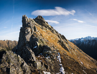 Szpiglasowa Przełęcz w Tatrach Wysokich - obrazy, fototapety, plakaty