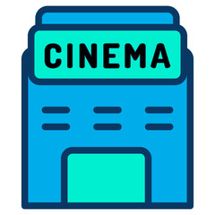 Lineal color Building icon