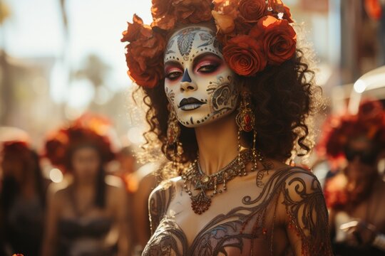 Dia de los muertos parade