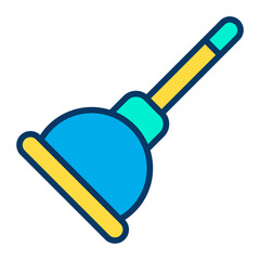 Lineal color Plunger icon