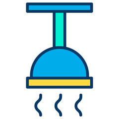 Lineal color Shower icon