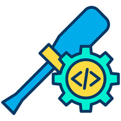 Lineal color contrast icon