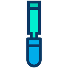 Lineal color Chisel icon