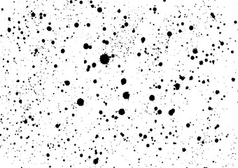 Ink blots Grunge urban background.Texture Vector. Dust overlay distress grain. Black paint splatter , dirty, poster for your design.