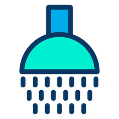 Lineal color Shower icon