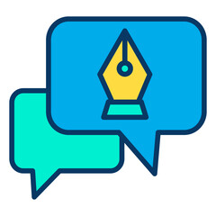 Lineal color Chatting icon