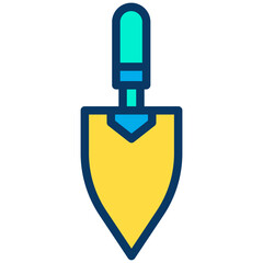 Lineal color Trowel icon