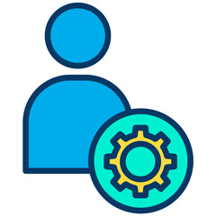 Lineal color Profile Setting icon