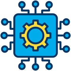 Lineal color Technology Setting icon