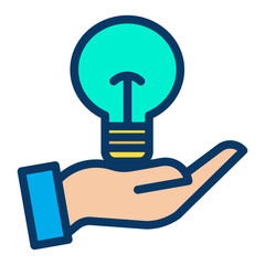 Lineal color  Save Energy icon