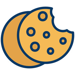 Lineal color Cookies icon