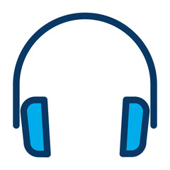 Lineal color Headphones icon