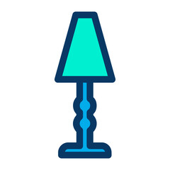 Lineal color Table Lamp icon