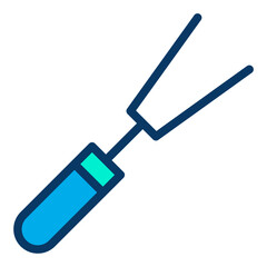 Lineal color Fork icon