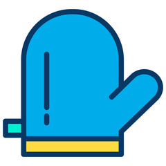 Lineal color Cook Glove icon