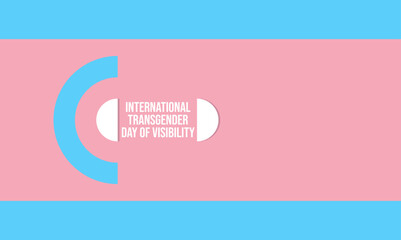 design for international transgender day - obrazy, fototapety, plakaty