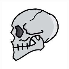 Halloween element. Hand drawn vector illustration.