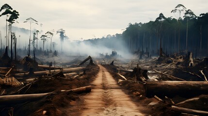 Extensive deforestation results in irreversible harm to the environment. Generative AI