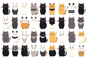 set of cats