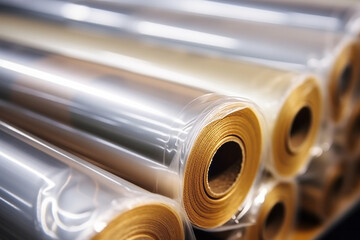 Rolls of film for vacuum packaging of foods and food foil