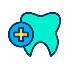 Lineal color Dental Care icon