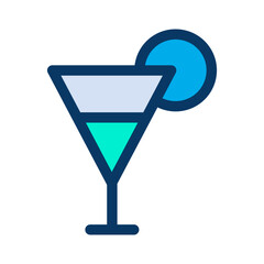 Lineal color Mocktail icon