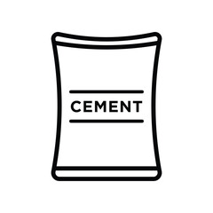 cement icon vector design template simple and clean