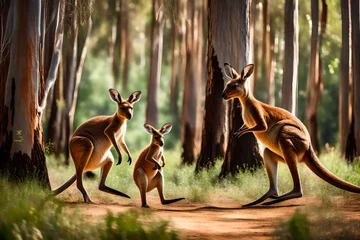 Foto op Canvas deer in the woods © Nature Lover