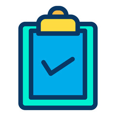 Lineal color Clipboard icon