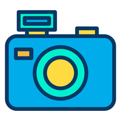 Lineal color Valentine Camera icon