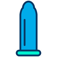 Lineal color Condom icon